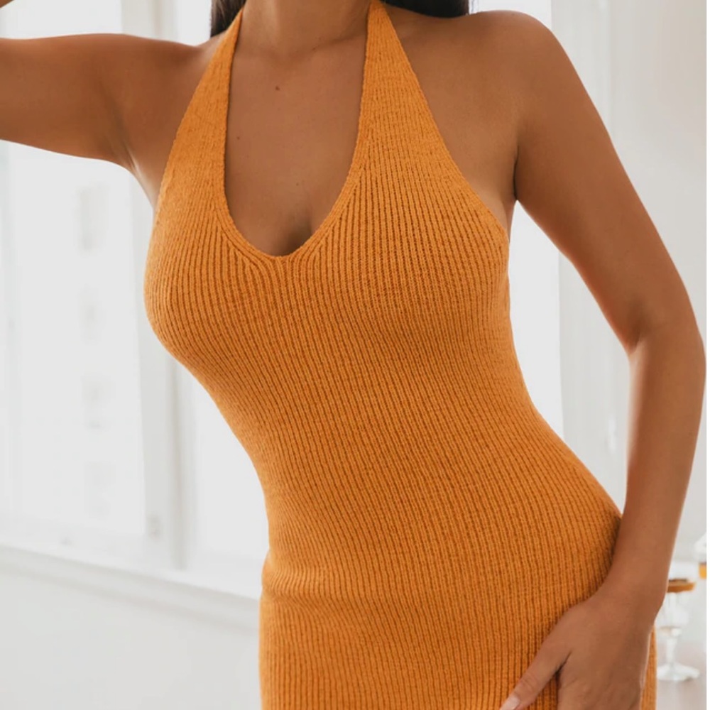 Miss Lola ALYSSIA - ORANGE Dress